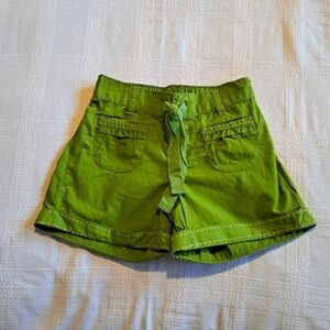 Crazy 8 green girls shorts size 5/6